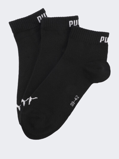 Шкарпетки Puma UNISEX QUARTER PLAIN 3P - 168388, фото 1 - інтернет-магазин MEGASPORT