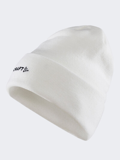 Шапка Craft CORE ESSENCE BEANIE WHITE - 169328, фото 1 - інтернет-магазин MEGASPORT