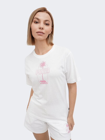Футболка Puma ESS+ PALM RESORT Graphic Tee - 165554