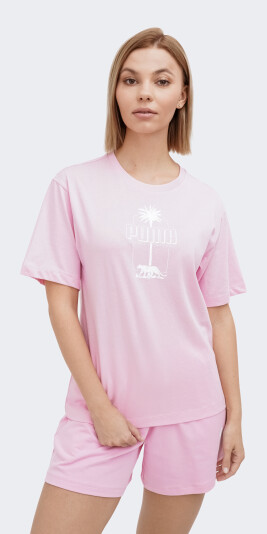 Футболка Puma ESS+ PALM RESORT Graphic Tee - 165555, фото 1 - интернет-магазин MEGASPORT