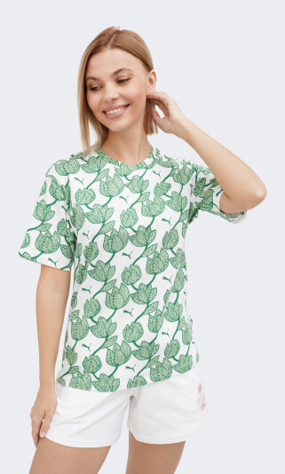 Футболка Puma ESS+ BLOSSOM AOP Tee - 165060, фото 1 - интернет-магазин MEGASPORT