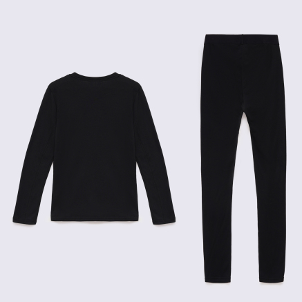 Термобілизна Craft дитяча (комплект) CORE WARM BASELAYER SET JR BLACK - 150377, фото 2 - інтернет-магазин MEGASPORT