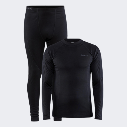 Термобілизна Craft (комплект) CORE WARM BASELAYER SET M BLACK - 127618, фото 10 - інтернет-магазин MEGASPORT