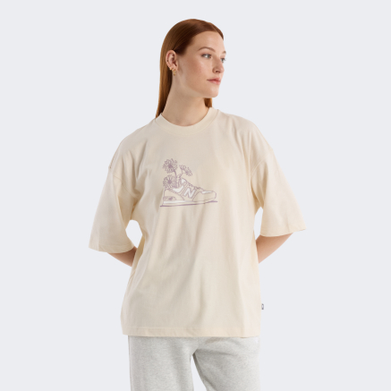 Футболка New Balance Tee Oversized Flower - 169375, фото 1 - інтернет-магазин MEGASPORT