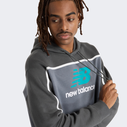 Кофта New Balance Hoodie Classics Fleece - 169370, фото 4 - інтернет-магазин MEGASPORT