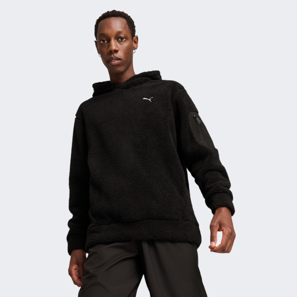 ＜BASERANGE＞TIER HOODED WRAP/フード Кофта Puma OPEN ROAD Winterized Hoodie | Колір: чорний | купити в