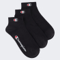 Носки Champion 3pk quarter socks, фото 1 - интернет магазин MEGASPORT