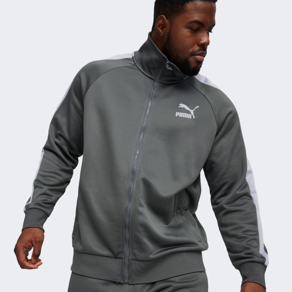 Кофта Puma T7 ICONIC Track Jacket (s) PT | Цвет:серый | купить в интернет-магазине MEGASPORT: цена, фото | Код товара: 162700