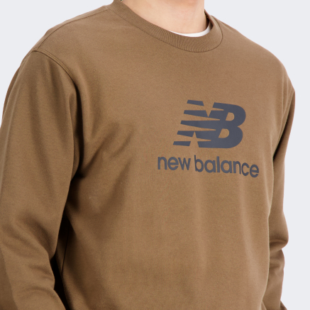 Кофта New Balance Essentials Stacked Logo Crew - 157516, фото 5 - интернет-магазин MEGASPORT