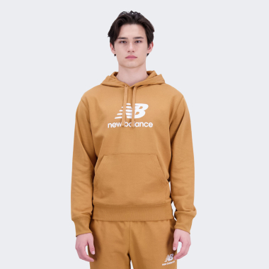 Кофта New Balance Essentials Stacked Logo PO Hoodie - 154446, фото 1 - интернет-магазин MEGASPORT