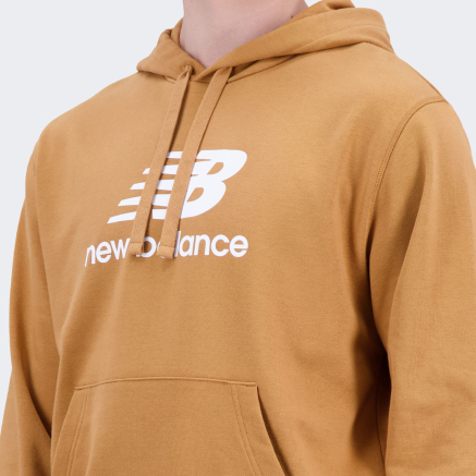Кофта New Balance Essentials Stacked Logo PO Hoodie - 154446, фото 5 - інтернет-магазин MEGASPORT