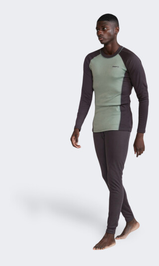 Термобілизна Craft CORE WARM BASELAYER SET M SLATE-THYME - 160533, фото 1 - інтернет-магазин MEGASPORT