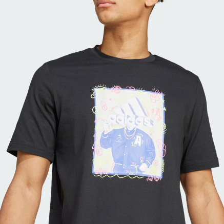 Футболка Adidas M DOODLE T - 169473, фото 4 - интернет-магазин MEGASPORT