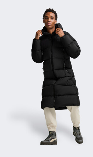 Пуховик Puma Long Hooded Down Coat - 169502, фото 1 - интернет-магазин MEGASPORT