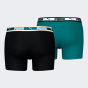 Спідня білизна Puma MEN DUAL LOGO BOXER 2P, фото 2 - інтернет магазин MEGASPORT