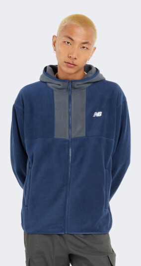 Кофта New Balance Hoodie Polar Fleece - 169513, фото 1 - інтернет-магазин MEGASPORT