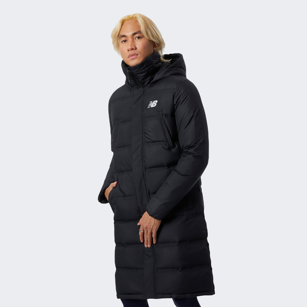 Пуховик New Balance LL DOWN JACKET | Цвет: черный | купить в