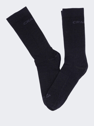 Шкарпетки Craft CORE WOOL LINER SOCK 2-PACK BLACK - 127613, фото 1 - інтернет-магазин MEGASPORT