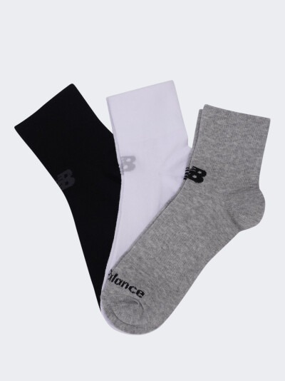 Шкарпетки New Balance Performance Cotton Flat Knit Ankle 3 Pair - 122574, фото 1 - інтернет-магазин MEGASPORT