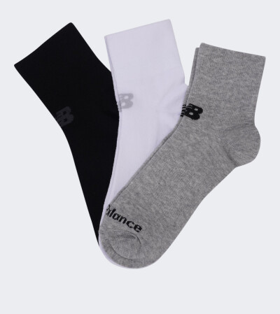 Шкарпетки New Balance Performance Cotton Flat Knit Ankle 3 Pair - 122574, фото 1 - інтернет-магазин MEGASPORT