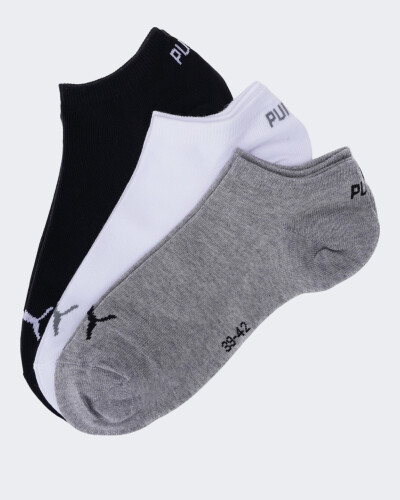 Шкарпетки Puma Unisex Sneaker Plain 3p - 100320, фото 1 - інтернет-магазин MEGASPORT
