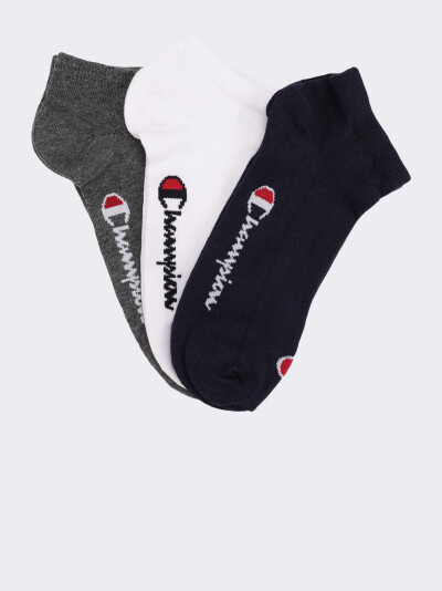 Носки Champion 3pk Sneaker Socks - 158879, фото 1 - интернет-магазин MEGASPORT