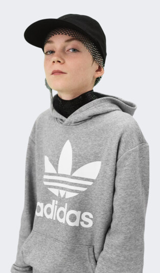 Кофта Adidas Originals дитяча TREFOIL HOODIE - 160362, фото 1 - інтернет-магазин MEGASPORT