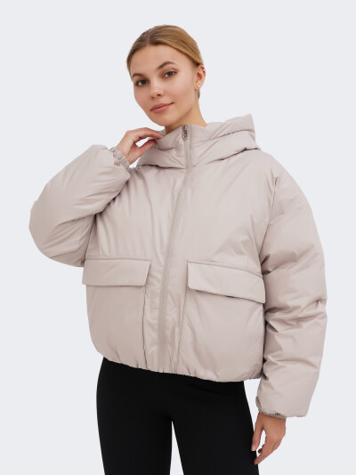 Куртка Converse SYNTHETIC SHORT PUFFER - 169259, фото 1 - інтернет-магазин MEGASPORT