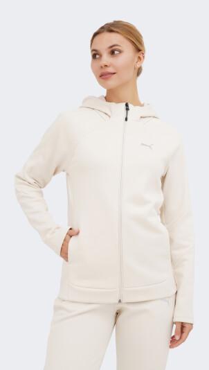 Кофта Puma EVOSTRIPE Winterized FZ Hoodie - 168818, фото 1 - интернет-магазин MEGASPORT