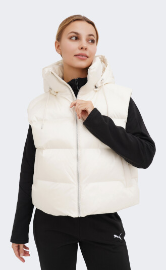 Куртка-жилет Puma Shiny Puffer Vest - 168451, фото 1 - інтернет-магазин MEGASPORT