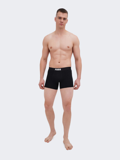 Спідня білизна Puma MEN EVERYDAY PLACED LOGO BOXER 2P - 169168, фото 1 - інтернет-магазин MEGASPORT