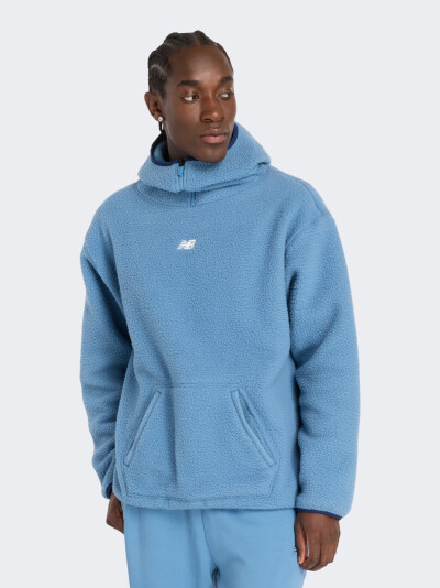 Кофта New Balance Hoodie Hoops Sherpa - 169700, фото 1 - інтернет-магазин MEGASPORT