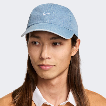 Кепка Nike U NK CLUB CAP U CB DENIM 24 L - 169765, фото 1 - интернет-магазин MEGASPORT