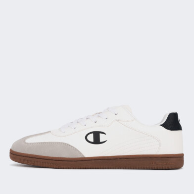 prestige mix material low cut shoe