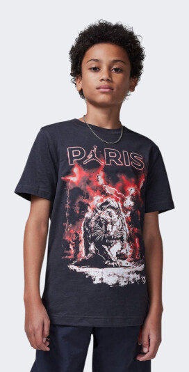 Футболка Jordan дитяча JDB LIGHTING PSG SS TEE - 169817, фото 1 - інтернет-магазин MEGASPORT