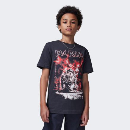 Футболка Jordan детская JDB LIGHTING PSG SS TEE - 169817, фото 1 - интернет-магазин MEGASPORT