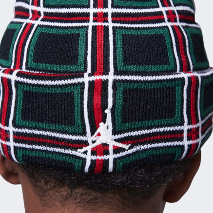 Шапка Jordan детская JAN HOLIDAY PLAID POM BEANIE - 169825, фото 5 - интернет-магазин MEGASPORT