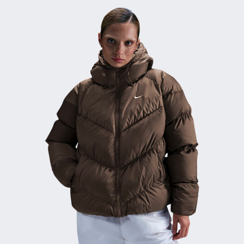 Куртка Nike W NSW SF SYNFL NK WPFR | Цвет: коричневый | купить в