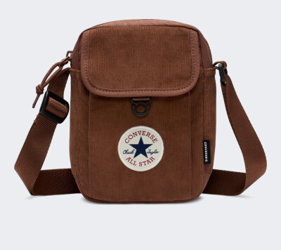 Сумка Converse CORDUROY CROSSBODY BAG - 169859, фото 1 - интернет-магазин MEGASPORT