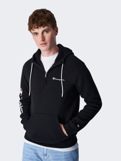 Кофта Champion hooded half zip sweatshirt - 159219, фото 1 - інтернет-магазин MEGASPORT