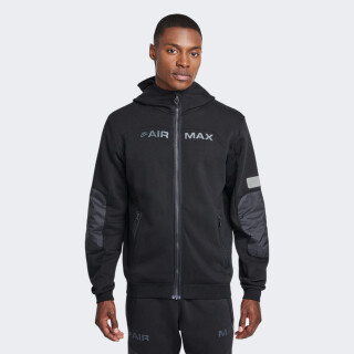 Кофта Nike M NSW AIR MAX FLC FZ HOODIE | Цвет: черный | купить в