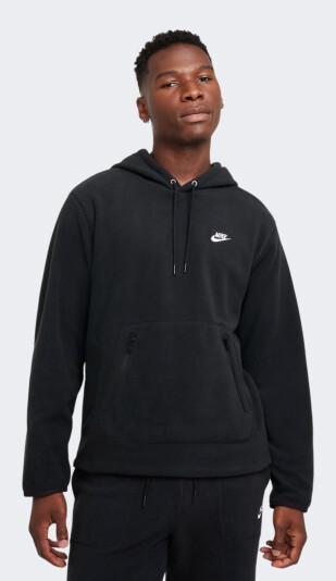 Кофта Nike M NK CLUB WINTERIZED PO HOODIE - 169887, фото 1 - интернет-магазин MEGASPORT