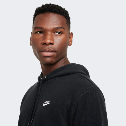 Кофта Nike M NK CLUB WINTERIZED PO HOODIE - 169887, фото 4 - интернет-магазин MEGASPORT