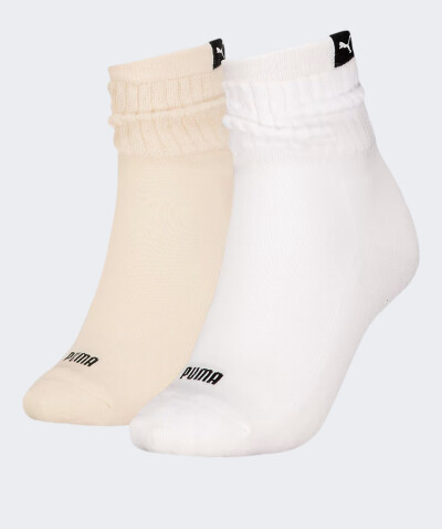 Носки Puma WOMEN SHORT CREW SLOUCH SOCK 2P - 169171, фото 1 - интернет-магазин MEGASPORT