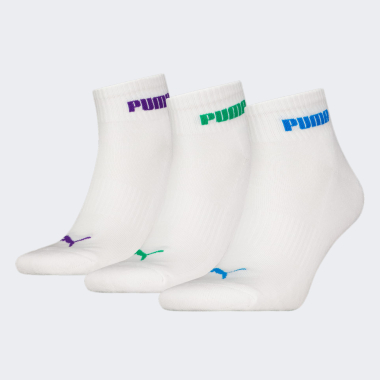 Носки Puma UNISEX NEW GENERATION CUSHIONED QUARTER 3P - 164441, фото 1 - интернет-магазин MEGASPORT