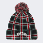 Шапка Jordan детская JAN HOLIDAY PLAID POM BEANIE, фото 2 - интернет магазин MEGASPORT