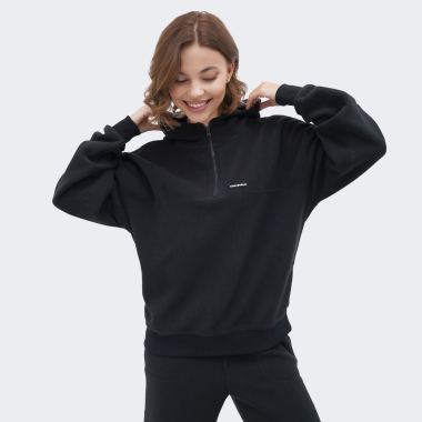 Кофта Converse HALF-ZIP POLAR FLEECE HOODIE - 169856, фото 1 - интернет-магазин MEGASPORT