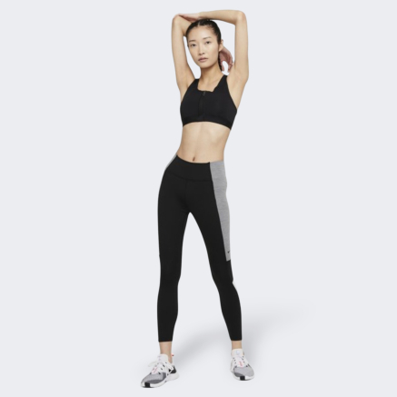 Топ Nike W Nk Df Swsh Zip Front Bra - 146426, фото 3 - интернет-магазин MEGASPORT