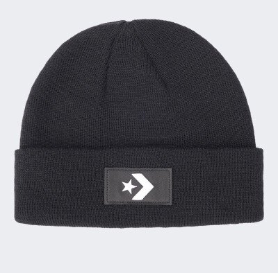Шапка Converse SHORT DOME BEANIE - 160179, фото 1 - інтернет-магазин MEGASPORT