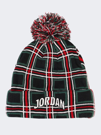 Шапка Jordan JAN HOLIDAY PLAID POM BEANIE - 169825, фото 1 - інтернет-магазин MEGASPORT